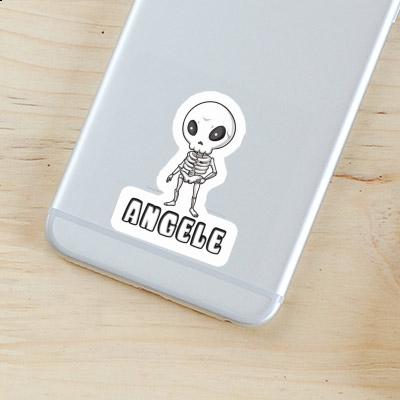 Angele Sticker Skeleton Notebook Image