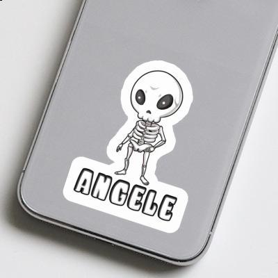 Angele Sticker Skeleton Notebook Image