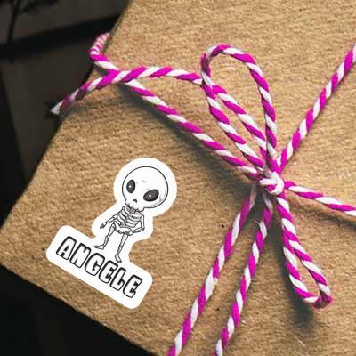 Angele Sticker Skeleton Gift package Image