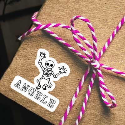 Sticker Angele Skeleton Notebook Image