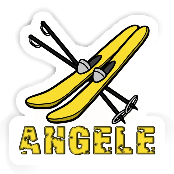 Angele Sticker Ski Gift package Image