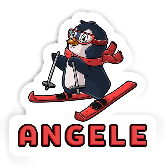 Angele Sticker Skier Gift package Image