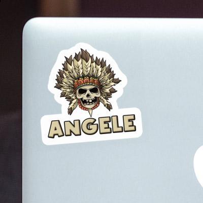 Sticker Angele Totenkopf Image