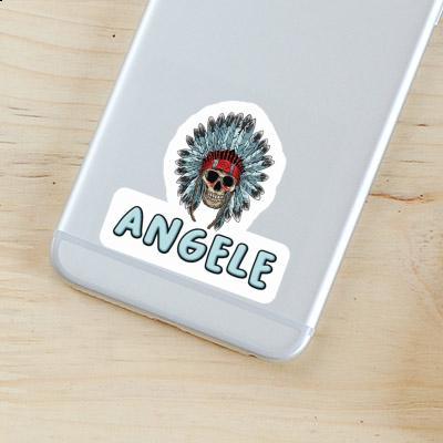 Angele Sticker Indianer Totenkopf Gift package Image