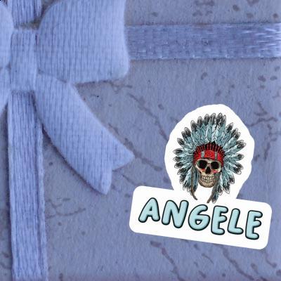 Sticker Angele Indian Laptop Image