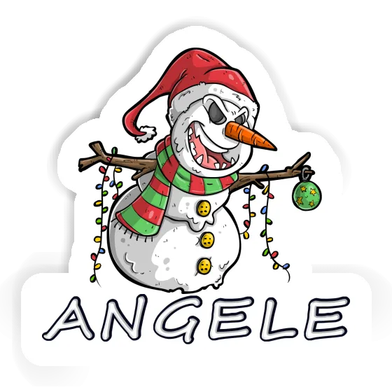 Sticker Angele Bad Snowman Image