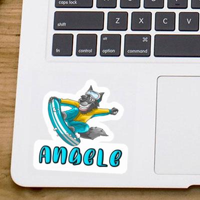 Sticker Angele Boarder Notebook Image