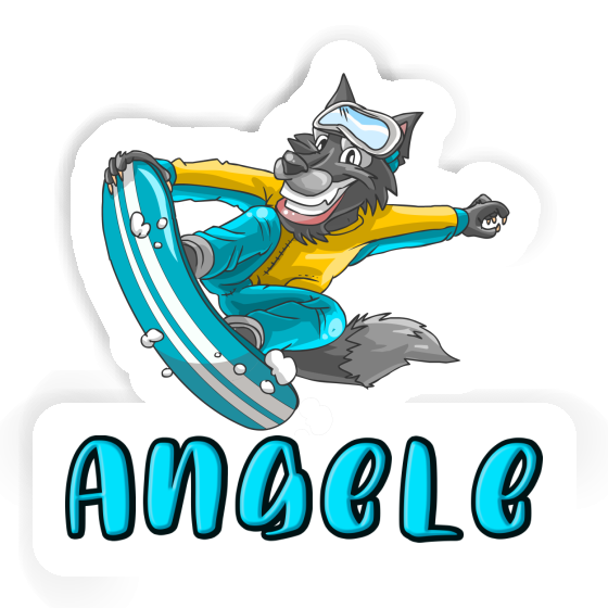 Sticker Angele Boarder Laptop Image