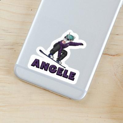 Autocollant Angele Snowboardeuse Gift package Image