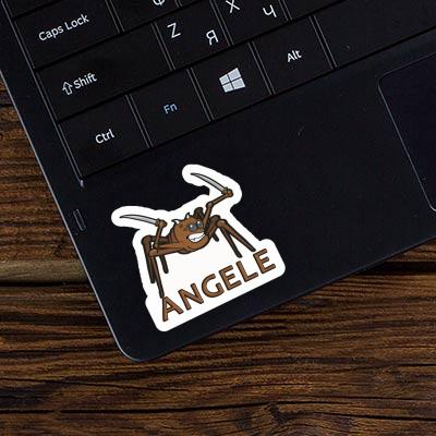 Sticker Fighting Spider Angele Laptop Image