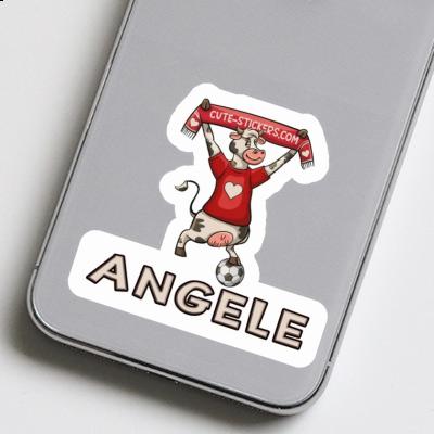 Sticker Angele Cow Laptop Image