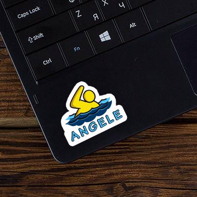 Angele Sticker Swimmer Gift package Image