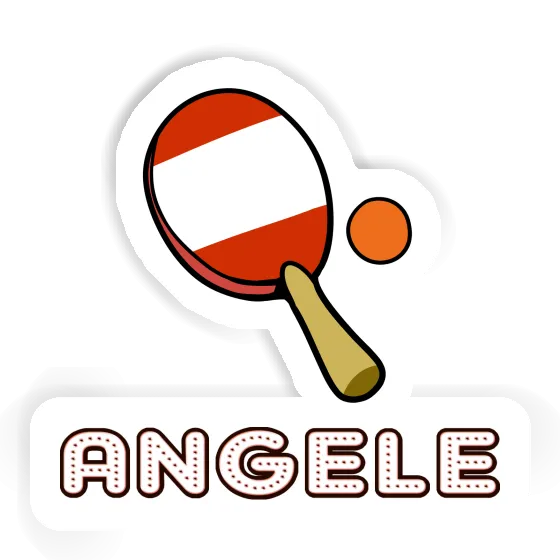 Table Tennis Paddle Sticker Angele Gift package Image