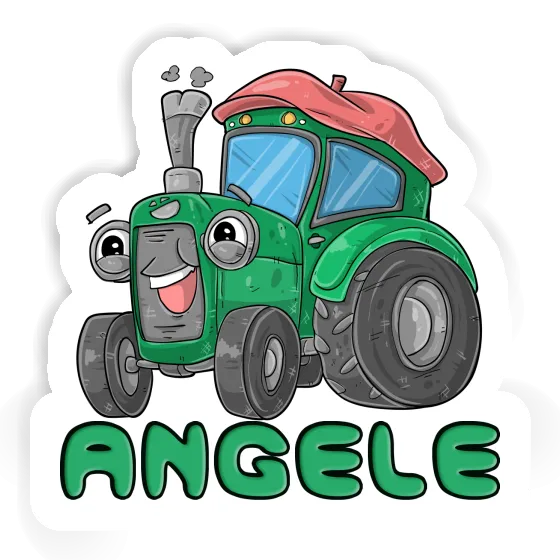 Aufkleber Traktor Angele Laptop Image