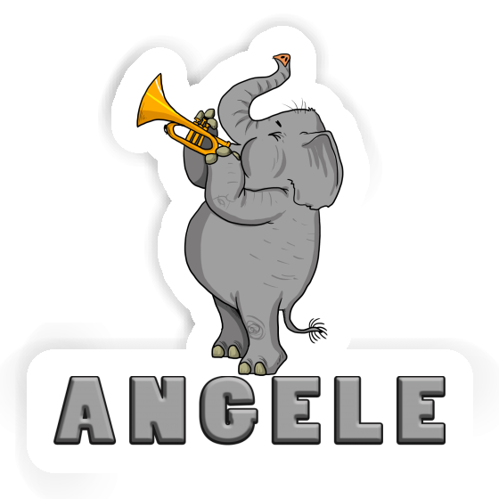 Elefant Sticker Angele Laptop Image