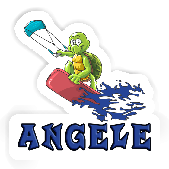 Sticker Kitesurfer Angele Laptop Image