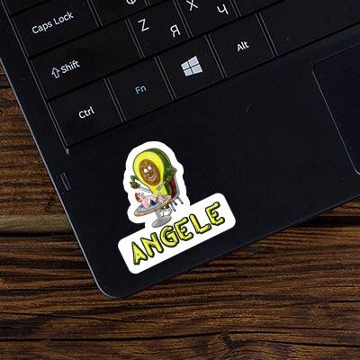 Angele Sticker Avocado Image