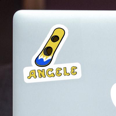 Wakeboard Sticker Angele Notebook Image