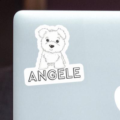 Angele Sticker Westie Laptop Image