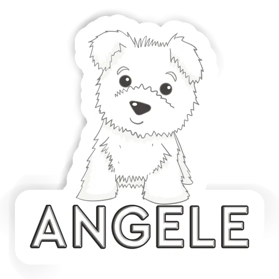 Autocollant Angele Westie Gift package Image