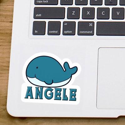 Angele Autocollant Baleine Laptop Image