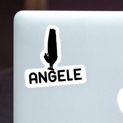 Sticker Angele Windsurfer Notebook Image