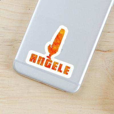 Sticker Angele Windsurfer Notebook Image