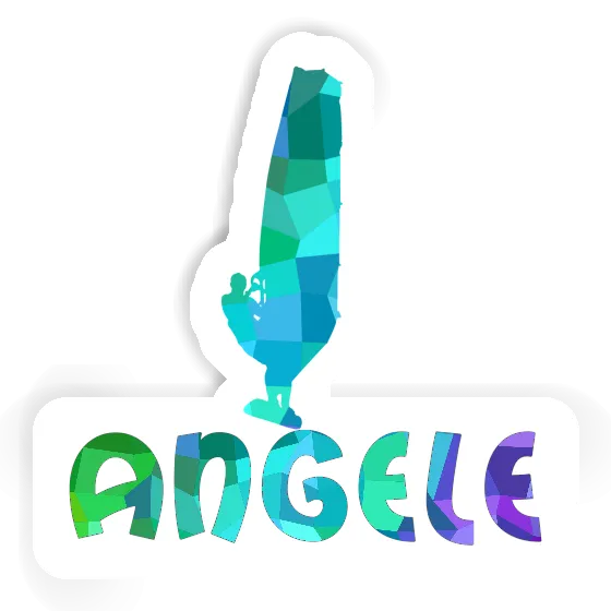 Sticker Angele Windsurfer Laptop Image