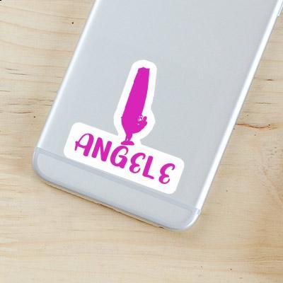 Sticker Angele Windsurfer Laptop Image