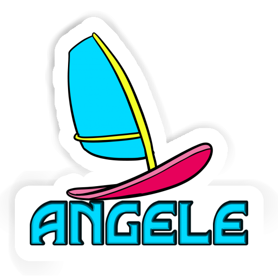 Sticker Windsurf Board Angele Laptop Image