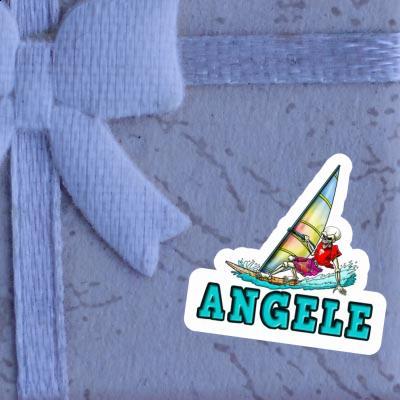 Aufkleber Windsurfer Angele Notebook Image