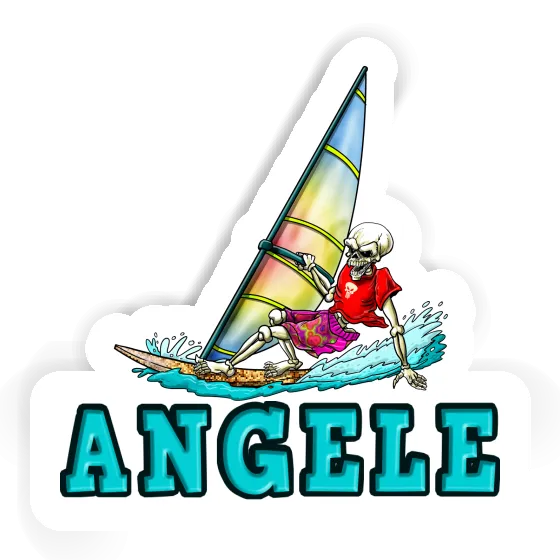 Surfer Sticker Angele Image