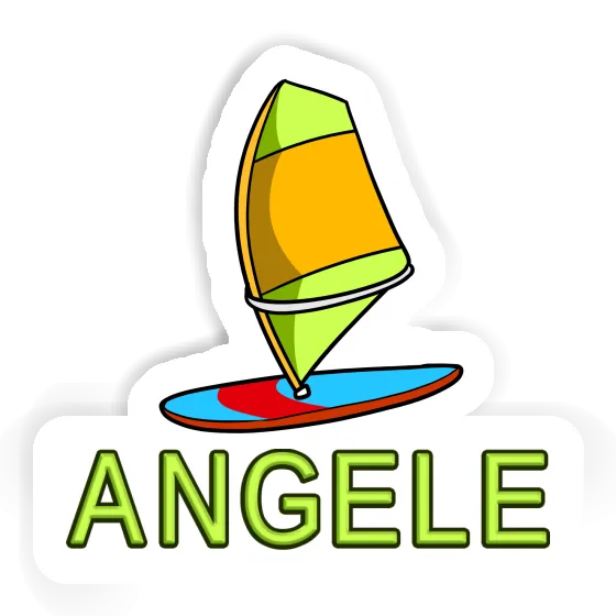 Windsurf Sail Sticker Angele Notebook Image