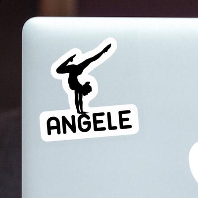 Angele Sticker Yoga Woman Gift package Image