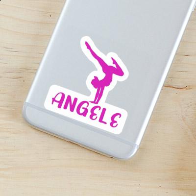 Angele Sticker Yoga Woman Gift package Image