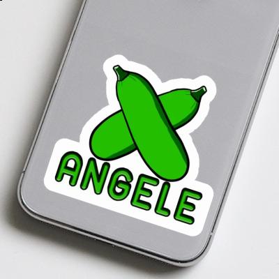 Autocollant Courgette Angele Laptop Image