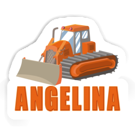 Sticker Angelina Excavator Image