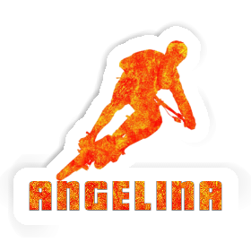 Angelina Sticker Biker Image