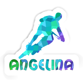 Aufkleber Biker Angelina Image