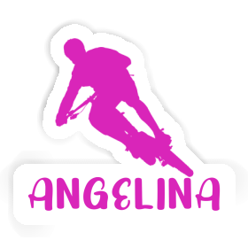 Aufkleber Biker Angelina Image