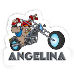 Sticker Angelina Biker Image