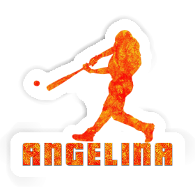 Sticker Baseball Player Angelina Image