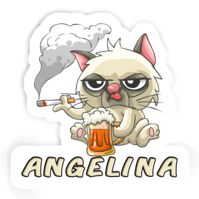 Angelina Sticker Bad Cat Image