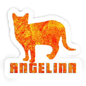 Sticker Angelina Cat Image