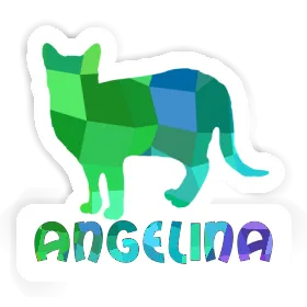 Sticker Angelina Cat Image