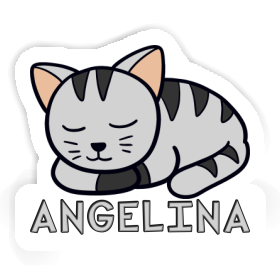 Sticker Angelina Cat Image