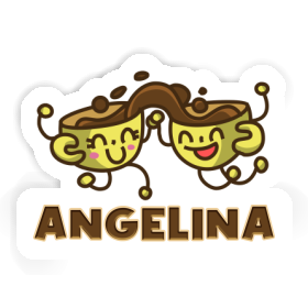 Sticker Coffee Angelina Image