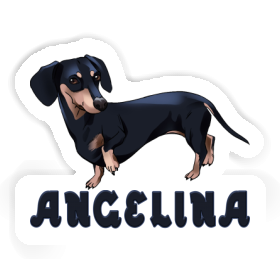 Angelina Sticker Dachshund Image