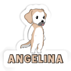 Sticker Golden Yellow Angelina Image