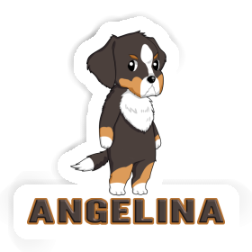 Bernese Mountain Dog Sticker Angelina Image